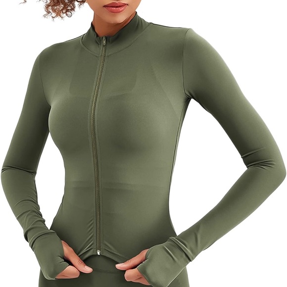 Sage Green Compression Athleisure Set - Picture 2 of 6